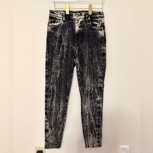 Gucci Acid-Wash skinny jeans faded black- Women’s size 28